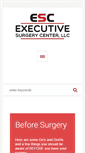 Mobile Screenshot of executivesurgerycenter.net